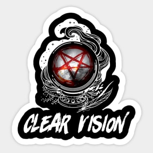 Clairvoyant Seer Psychic Tee Sticker